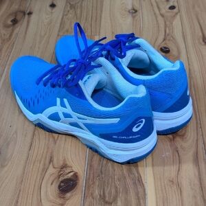 Asics Women's Blue and White Shoes